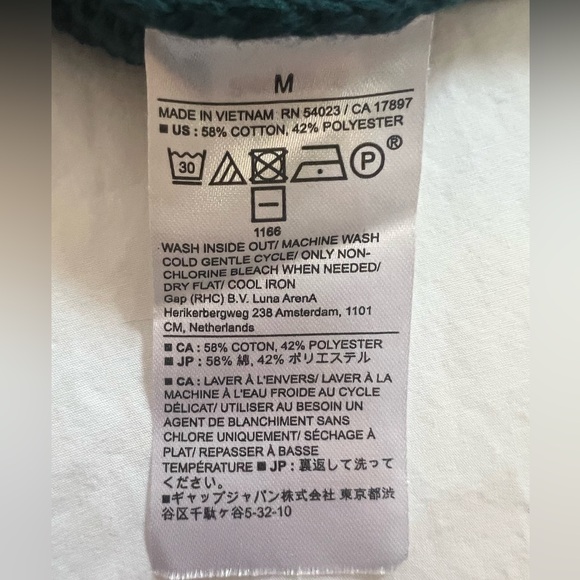 NWT Banana Republic Teal Crew Neck Cropped Sweater - Picture 6 of 7